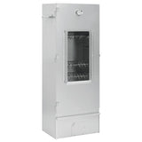 BBQ Oven Smoker with Table Galvanised Steel 3187615