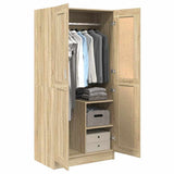 803437 Wardrobe Sonoma Oak 82,5x51,5x180 cm Engineered Wood