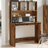 Desk with Shelves Old Wood 102x45x148 cm Engineered Wood 855834