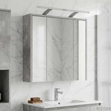 Bathroom Mirror Cabinet Concrete Grey 63.5 x 16 x 62.5 cm 889162