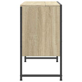 Bathroom Sink Cabinet Sonoma Oak 80x33x60 cm Engineered Wood 842462