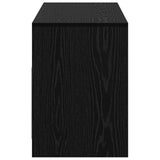 TV Cabinet 102 x 37.5 x 52.5 cm Black Oak Engineered Wood 8017360