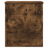 Storage Box Smoked Oak 40x42x46 cm Engineered Wood 840650