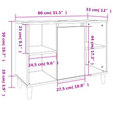 ZNTS 3 Piece Bathroom Furniture Set Black Engineered Wood 3185614