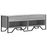 TV Cabinet Grey Sonoma 122x34x41 cm Engineered Wood 848587