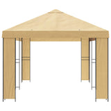 Garden Gazebo 6 x 3 m Cream Polyester and Steel 190 3376008