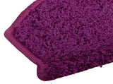 Self-adhesive Stair Mats 15 pcs Violet 80 x 24.5 x 3.5 cm 42038656