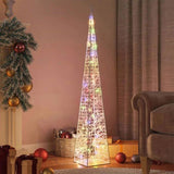 Acrylic Decorative LED Light Cone Multicolour 120 cm 328966