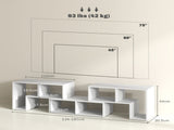 TV Stand for TVs up to 75 Inches, Free Combination TV Unit with Storage Shelves, Extendable T3398P342270