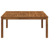 Coffee Table Natural 100 x 100.5 x 45 cm Solid Acacia Wood 901242