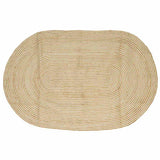 Area Rugs Natural and White 205 x 305 cm Jute 42010766