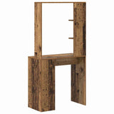 Desk with Shelf Old Wood 78.5 x 37 x 154.5 cm Engineered Wood 869344