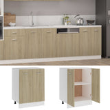 Bottom Cabinet Lyon Sonoma Oak 60x46x81.5 cm Engineered Wood 801191