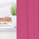 Blackout Curtains with Rings 2 pcs Bright Pink 225 x 140 cm 4107405