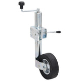 Trailer Jack Wheel 60 mm with 2 Support Tubes and 3 Split Clamps 3281610
