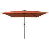 Garden Parasol Terracotta 295 x 295 x 245 cm 42003657