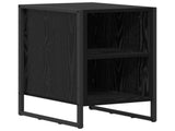 Bedside Table 2 pcs Black Oak 39.5 x 30 x 50 cm Engineered Wood 886631