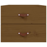 Wall-mounted Bedside Cabinet Honey Brown 50x36x40 cm 820982