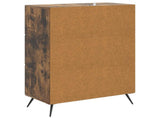 Sideboard Smoked Oak 66 x 34.5 x 90 cm Engineered Wood 895550