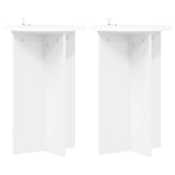 Plant Stand 2 pcs White 40 x 60 cm Engineered Wood 899708