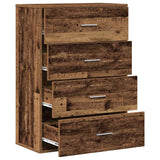 Sideboard with Drawer Old Wood 60 x 31 x 84 cm Engineered Wood 871672
