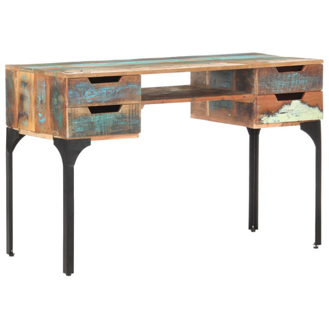 ZNTS Desk 118x48x75 cm Solid Reclaimed Wood 320665