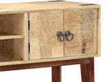 Console Table 115x30x76 cm Solid Rough Mango Wood 282746