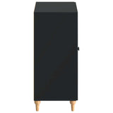 Shoe Cabinet ALKMAAR 59.5 x 39.5 x 90 cm Engineered Wood Black 896206