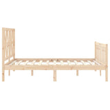 Bed Frame without Mattress 140x200 cm Solid Wood Pine 3192491