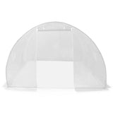 Greenhouse White PE mesh fabric, galvanised steel 13.5m 45750