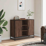 Sideboard Brown Oak 92x35x76 cm Engineered Wood 849018