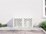 Air Conditioner Cover White 90 x 40 x 60 cm Steel 865891