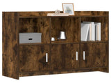 Sideboard Smoked Oak 98.5 x 33 x 80 cm Engineered Wood 8011143