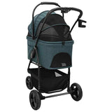 Folding Pet Stroller Green 78 x 54 x 101 cm Polyester 42012438