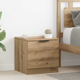 Bed Cabinet 2 pcs Artisan Oak 40 x 39 x 40cm Engineered Wood 880499