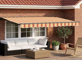 Electric Retractable Awning 3 x 2 m Polyester with PU coating 3421948
