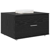 Drawer Cabinet with Wheel Black Oak 55 x 45 x 31 cm 869307