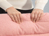 91-99cm Sherpa Fleece Office Chair - Pink T3398P329467