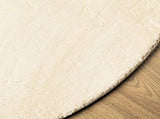 Rug HUARTE Short Pile Soft and Washable Cream 120 cm 375048