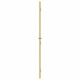 Interior Door Slim Golden 83x201.5 cm Tempered Glass and Aluminium 155133