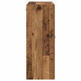 Wall-mounted Cabinet 2 pcs Old Wood 69.5 x 34 x 90 cm 3415556