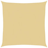 ZNTS Sun Shade Sail Sand 3.6x3.6 m 100% Polyester Oxford 4000411