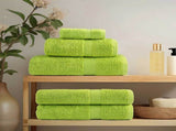 Premium Sauna Towels SOLUND 4 pcs Apple Green 80x200 cm 600 gsm 137507