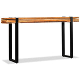 Console Table Solid Reclaimed Wood Adjustable 244594
