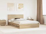 Bed Frame Sonoma Oak Engineer Wood 3409477