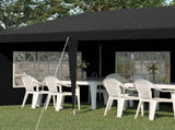 3 x 6m Pop-Up Gazebo, with Removable Walls - Black T3398P323800