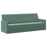 3 Seater Sofa Sea Green 220 x 81 x 82 cm Velvet 42041164