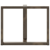 Dining Table Legs T-Shaped 2 pcs Black 100x35x cm Steel 4013071