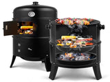 80*41*48cm Iron Spray Smoker Carbon Grill Black 49787924