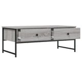 Coffee Table Grey Sonoma 101x49x39.5 cm Engineered Wood 837740